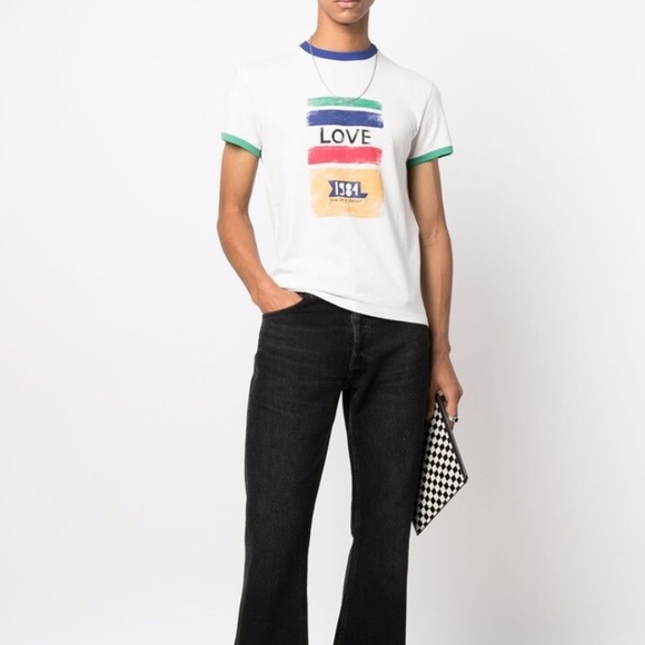 Saint Laurent Love 1984 cotton T-Shirt - Picture 2 of 5